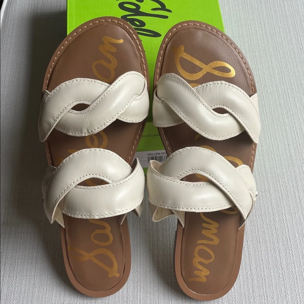 Sam Edelman Hellen Slide Sandal - MODERN IVORY, Size 8 M